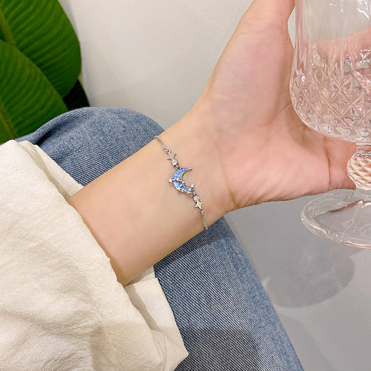 Bracelet Moon Splashing Galaxy Fantasy Blue Star XBS0391