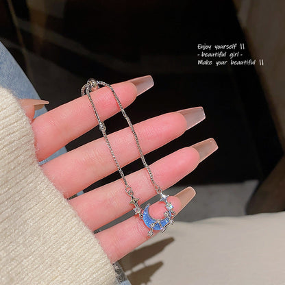 Bracelet Moon Splashing Galaxy Fantasy Blue Star XBS0391