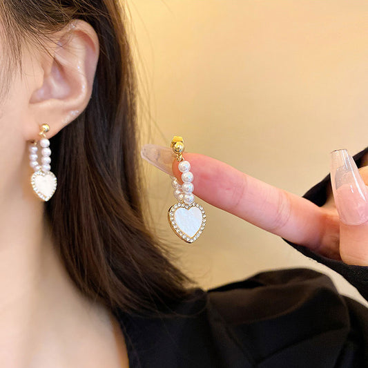 Earring Stud Gentle Temperament Pearl XEA1008