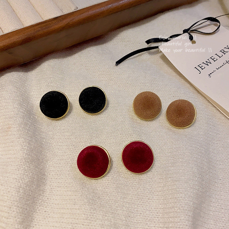 Earring Stud Flocking Geometric XEA1315
