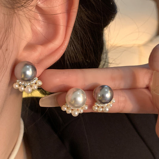 Earring Stud Small Fragrance Style Pearl XEA1511
