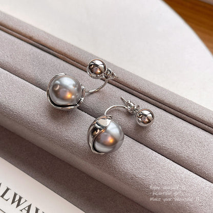 Earring Stud Pearl Back Hanging XEA1529