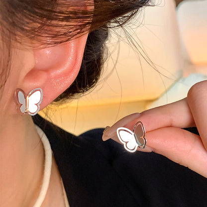 Earring Stud Simple Hollow Butterfly XEA1604