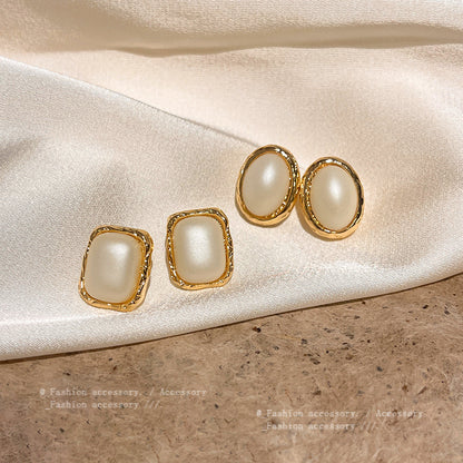 Earring Stud Simple High Grade Geometric XEA1751