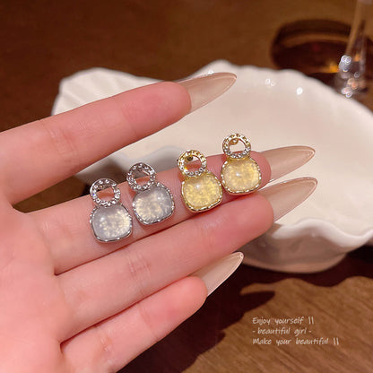 Earring Stud Light Luxury Niche Geometric XEA1816