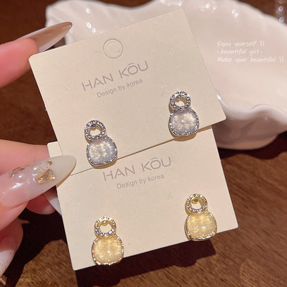 Earring Stud Light Luxury Niche Geometric XEA1816