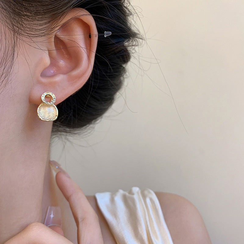 Earring Stud Light Luxury Niche Geometric XEA1816