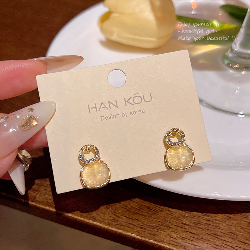 Earring Stud Light Luxury Niche Geometric XEA1816