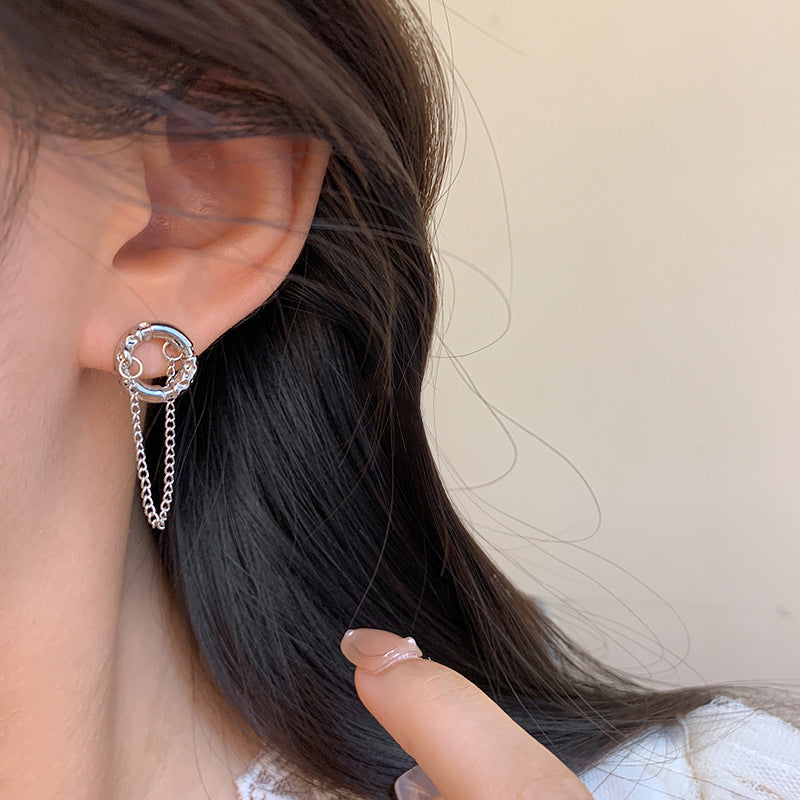 Earring Stud Retro Sweet and Cool Circle XEA1897