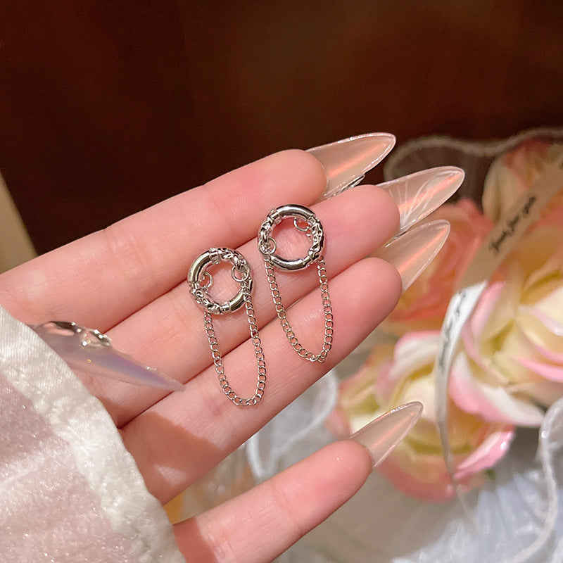 Earring Stud Retro Sweet and Cool Circle XEA1897