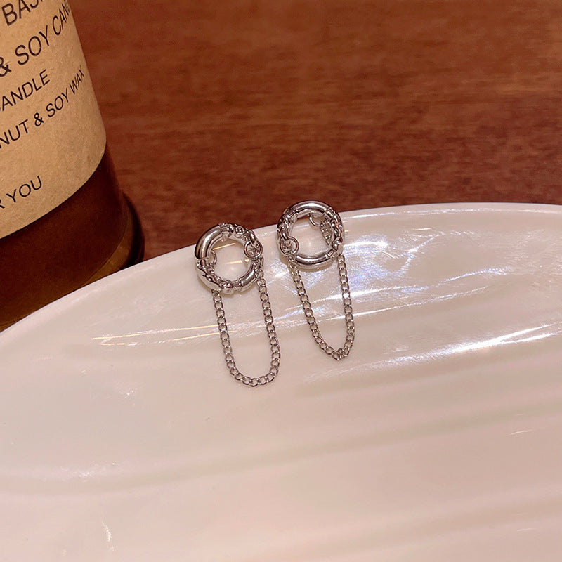 Earring Stud Retro Sweet and Cool Circle XEA1897