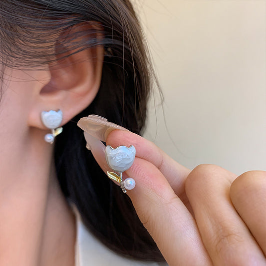 Earring Stud Gentle Glaze Tulip XEA1902