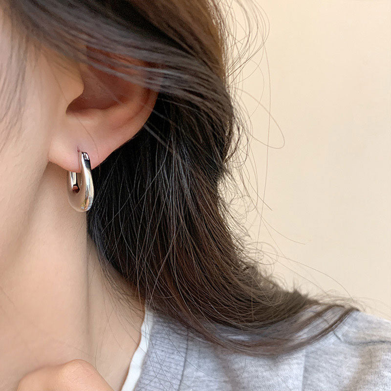 Earring Huggie Retro Personality Simple Versatile Temperament XEA1938