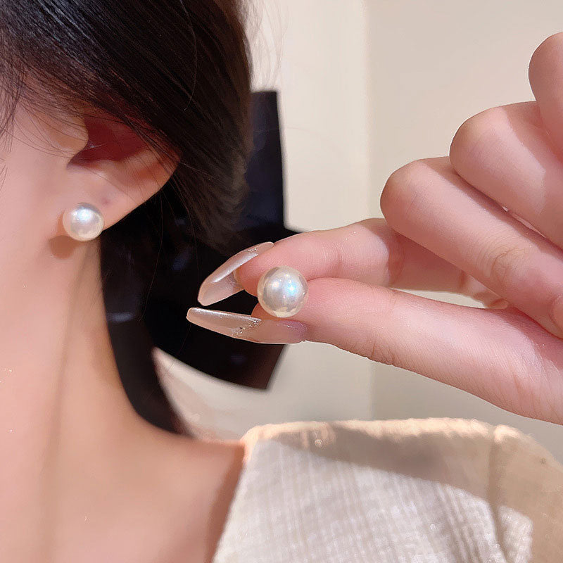 Earring Stud Sweet Temperamen Cherry Blossom Steamed Bun XEA2074