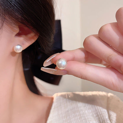 Earring Stud Sweet Temperamen Cherry Blossom Steamed Bun XEA2074