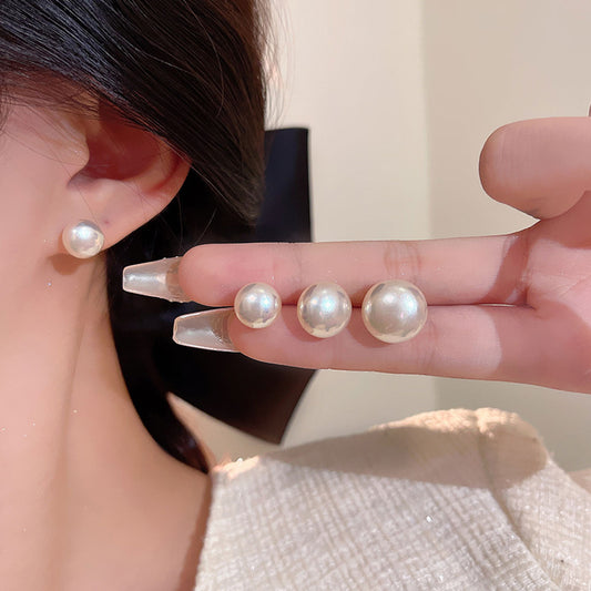 Earring Stud Sweet Temperamen Cherry Blossom Steamed Bun XEA2074