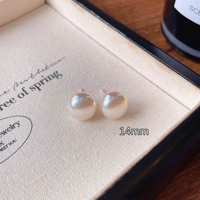 Earring Stud Sweet Temperamen Cherry Blossom Steamed Bun XEA2074