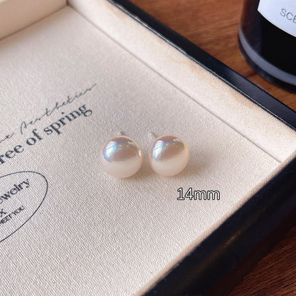 Earring Stud Sweet Temperamen Cherry Blossom Steamed Bun XEA2074
