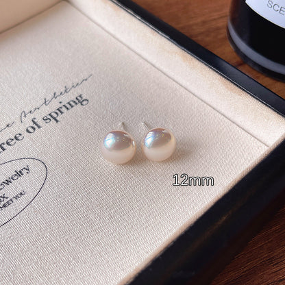 Earring Stud Sweet Temperamen Cherry Blossom Steamed Bun XEA2074