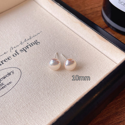 Earring Stud Sweet Temperamen Cherry Blossom Steamed Bun XEA2074