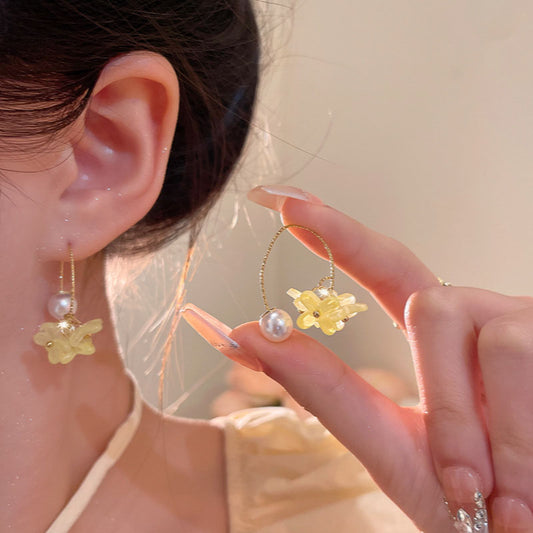 Earring Hook Sweet and Elegant Flower XEA2267