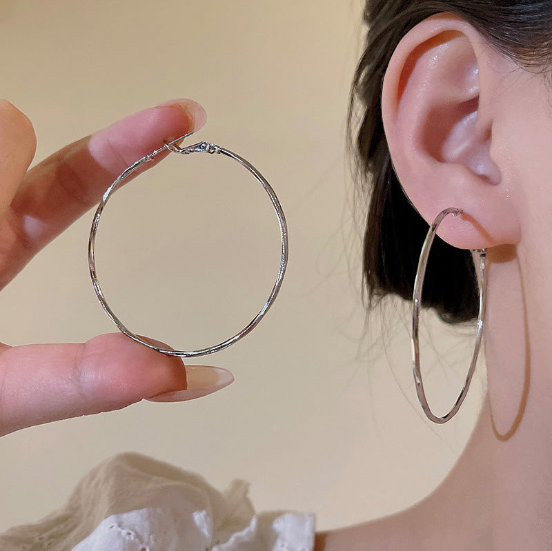Earring Hoop Simple Plain XEE6052