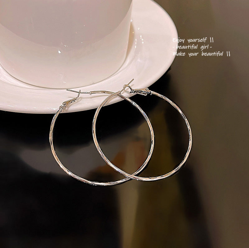 Earring Hoop Simple Plain XEE6052