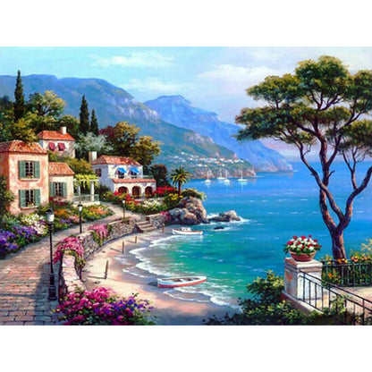 DIY 5D Diamond Painting Lukisan Berlian Tanpa Frame Medium seri B