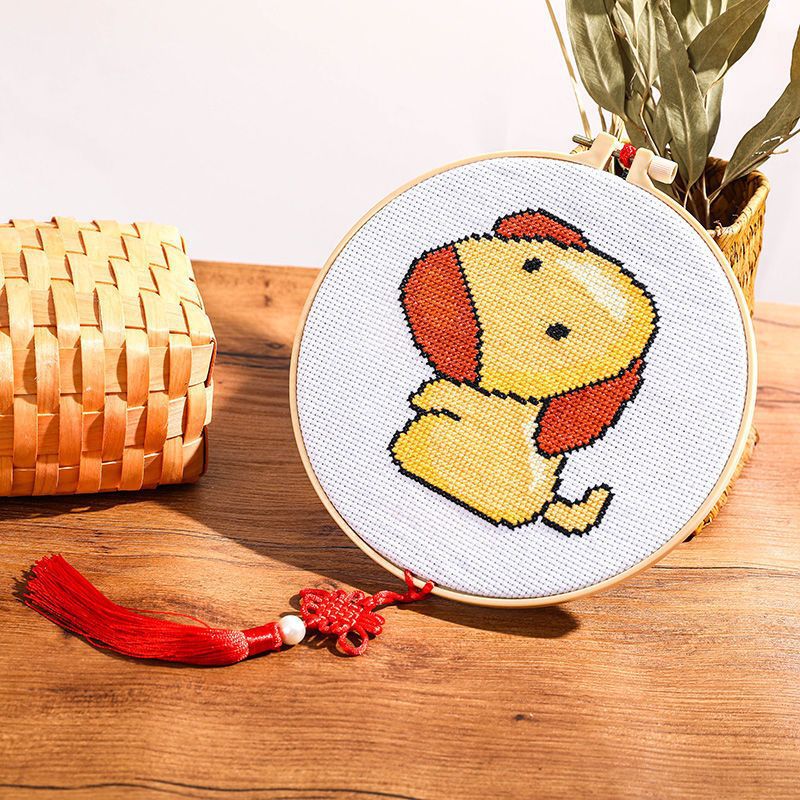 DIY Craft Sulam Kristik Strimin Cross Stitch Sodastitch Zodiac Animal