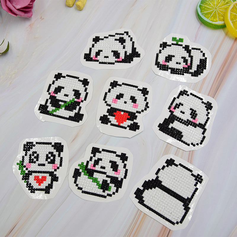 DIY 5D Diamond Painting Sticker Animal Series Stiker Set Seri Binatang D