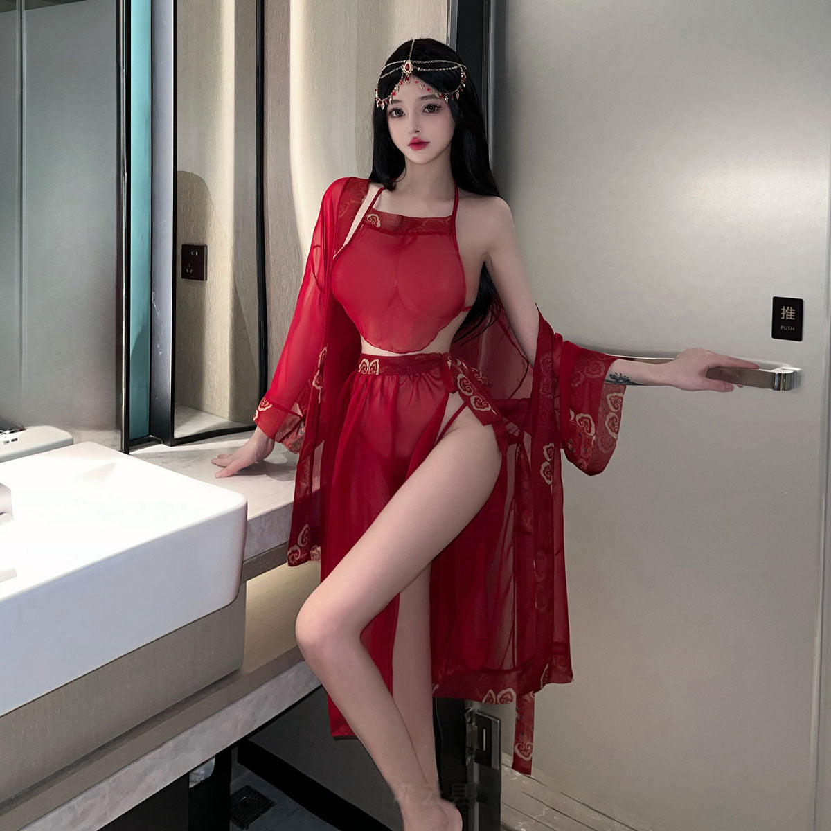Lingerie Costume Ancient Chinese Robe Camisole and Skirt ZU1297