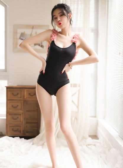 Lingerie Teddy Flowers Strap ZU1309