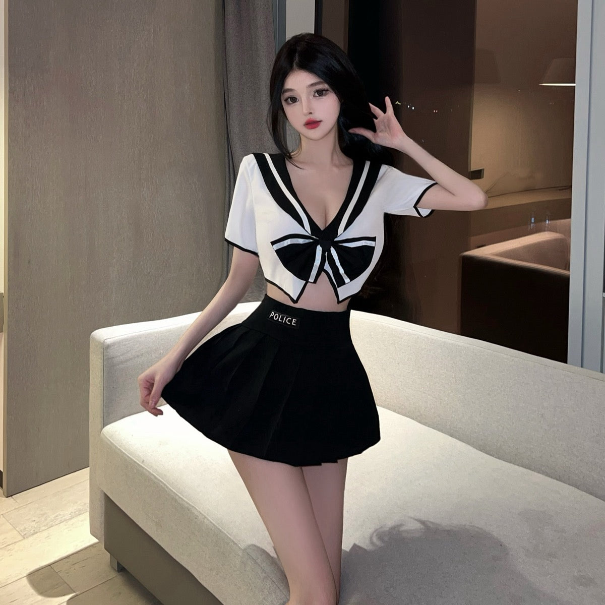 Lingerie Costume Student Two Pieces ZU1504