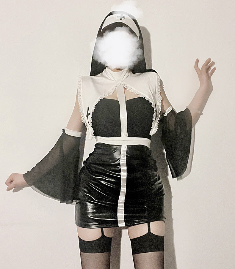 Lingerie Costume Nun Two Pieces ZU2318