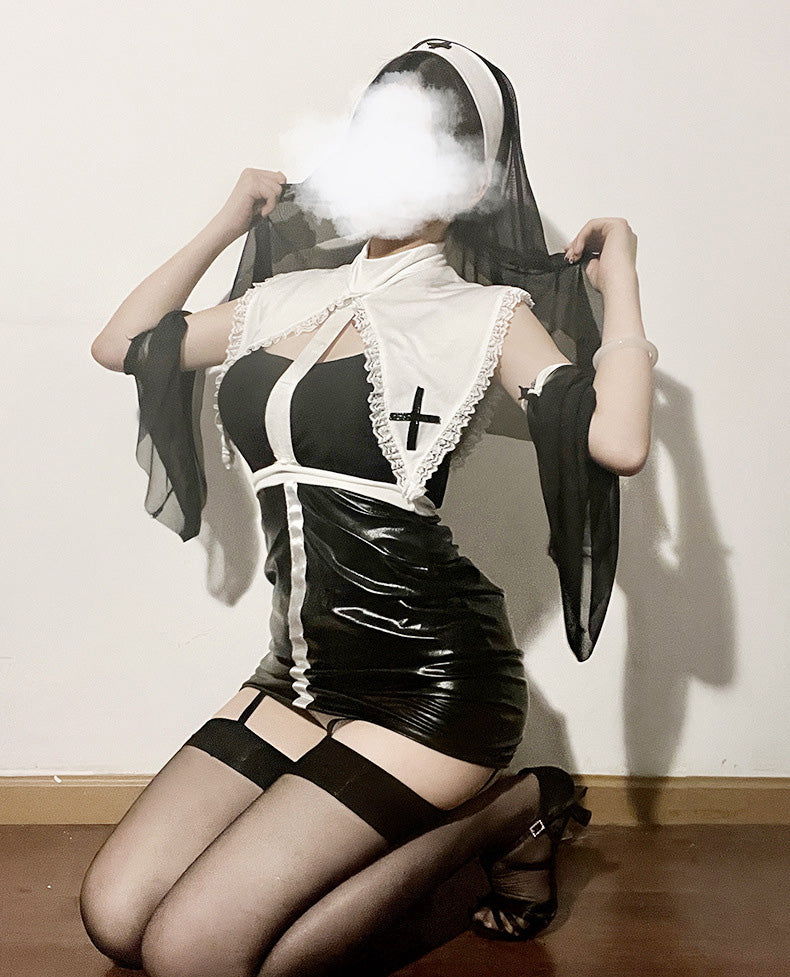 Lingerie Costume Nun Two Pieces ZU2318
