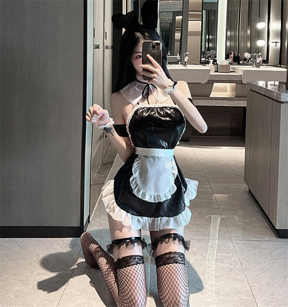 Lingerie Costume Maid Rabbit Babydoll ZU2586