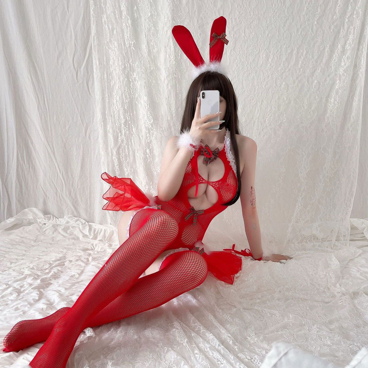 Lingerie Costume Bunny Bodystocking Teddy ZU7448