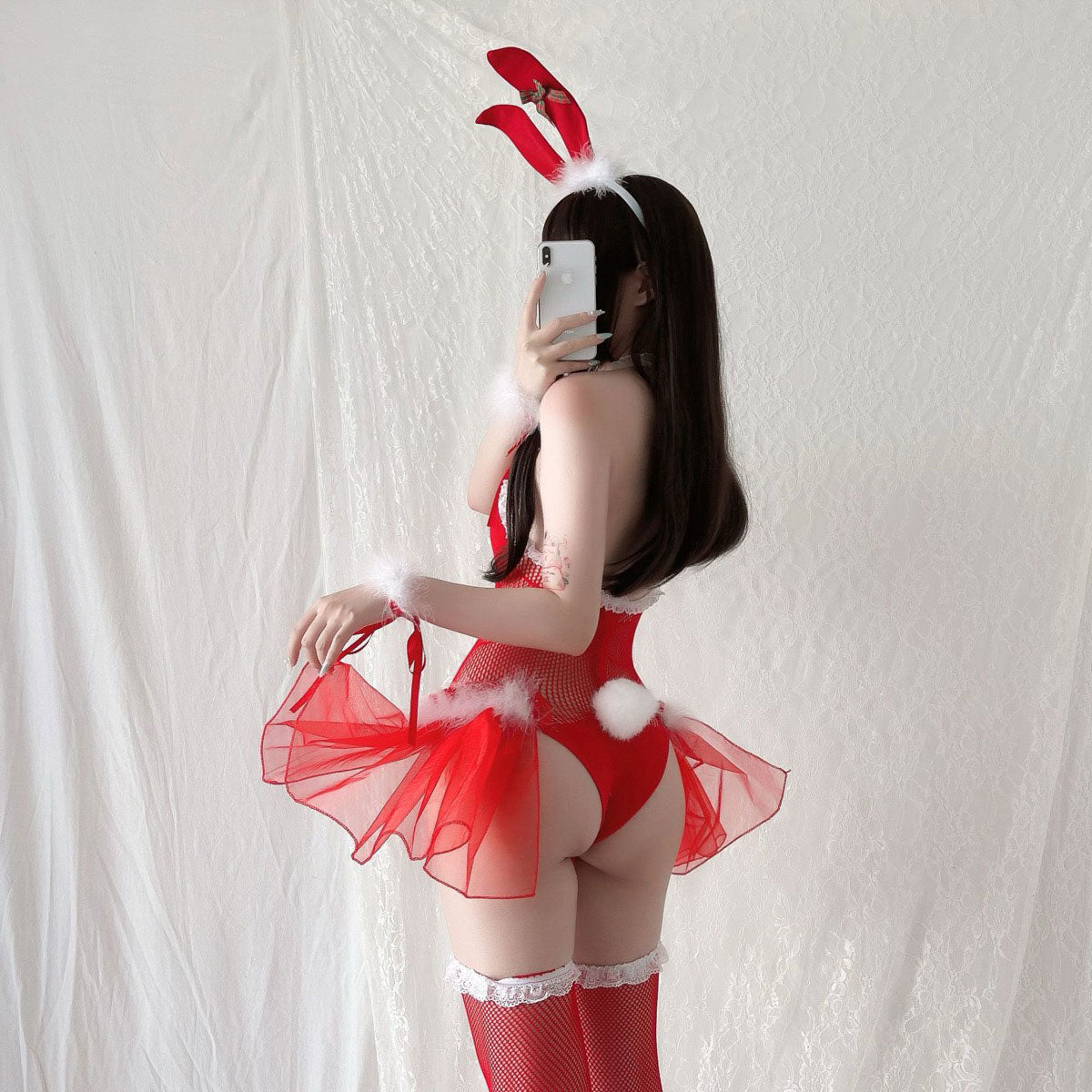 Lingerie Costume Bunny Bodystocking Teddy ZU7448