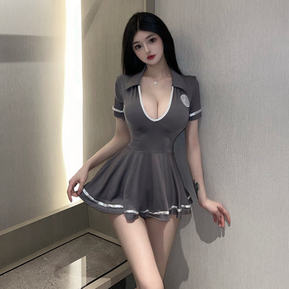 Lingerie Costume Babydoll Back Bow Knot ZUA135