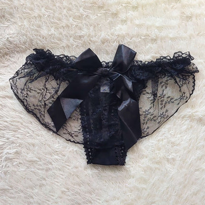 Lingerie Panty Lace Bow Knot Back ZUK026