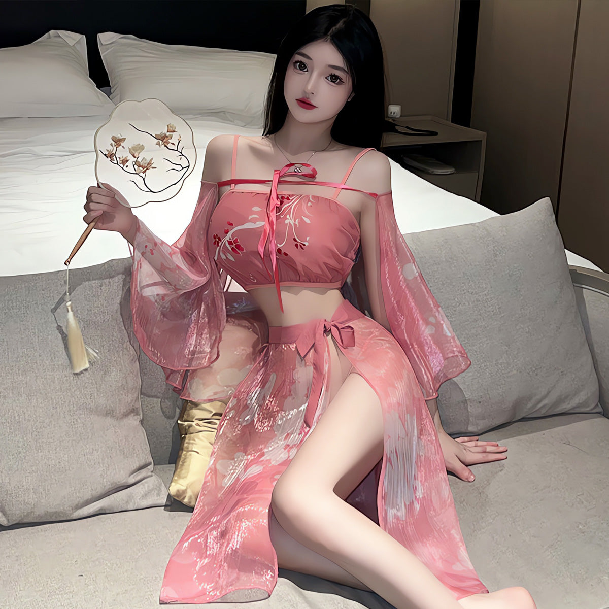 Lingerie Costume Ancient Chinese Two Pieces Long ZUP391