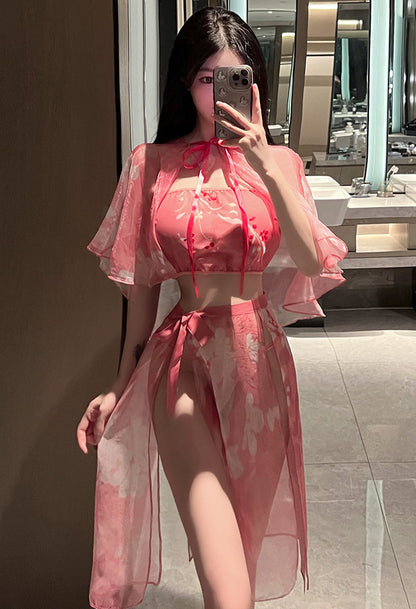 Lingerie Costume Ancient Chinese Two Pieces Long ZUP391