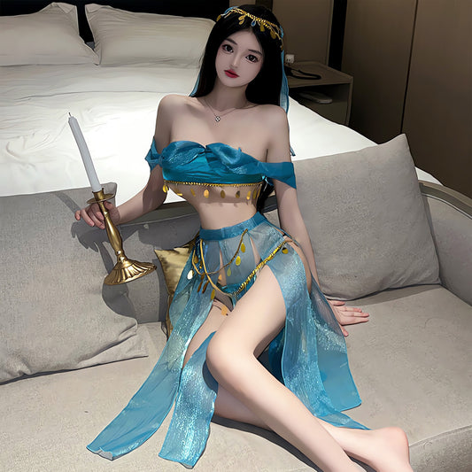 Lingerie Costume Dancer Two Pieces Tassel ZUP394