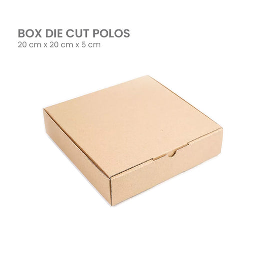 Kotak Kardus Box Karton Die Cut 20x20x5 cm Kerdus Dus Baru Warna Polos Natural