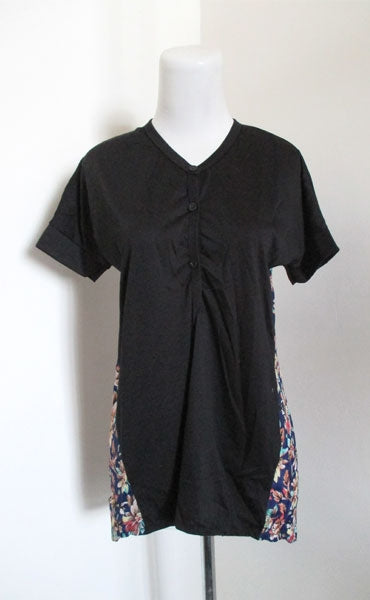 Shirt Loose Long Floral Import