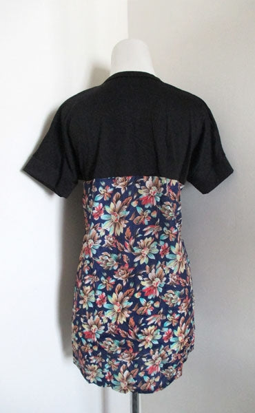 Shirt Loose Long Floral Import