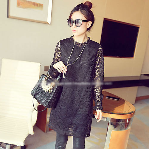 Long Sleeved Lace Dress