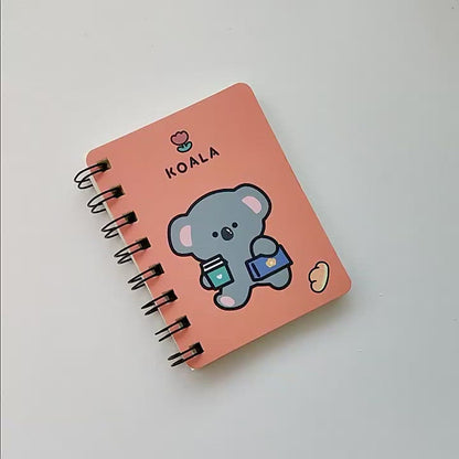 Buku Memo Kecil Spiral Notebook Mini Buku Catatan Kecil Karakter Kartun Lucu