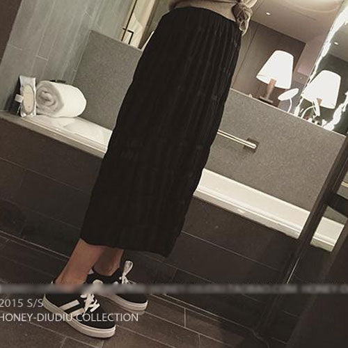 Skirt Korean Simple Long