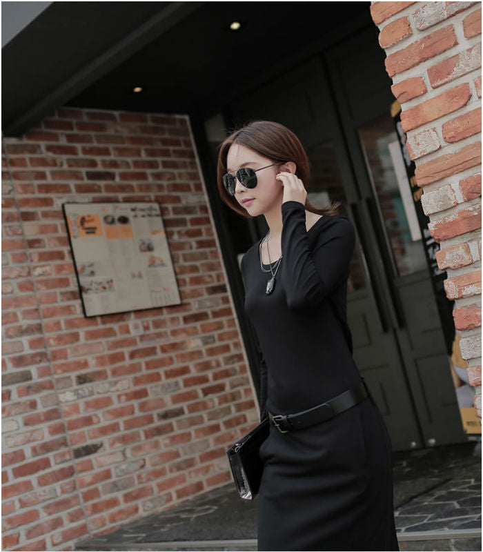 Long Sleeved Korean Dress